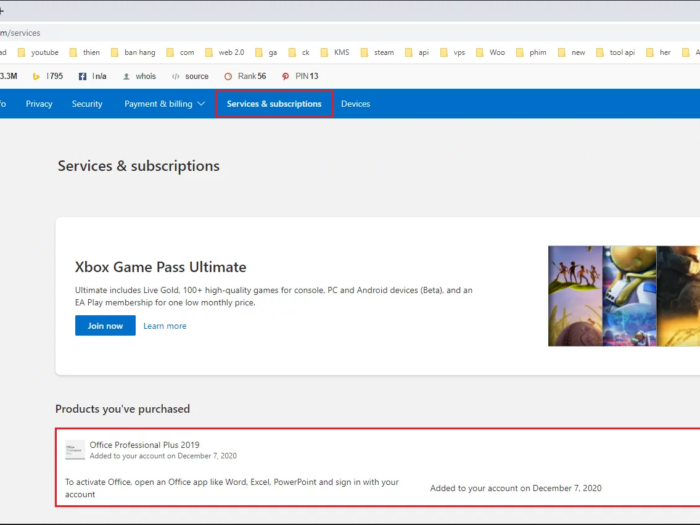 Microsoft Office Professional Plus 2019 Product Key Lifetime