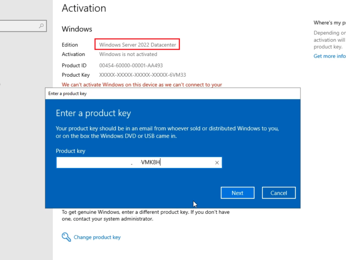 Windows Server 2022 Datacenter Key Free